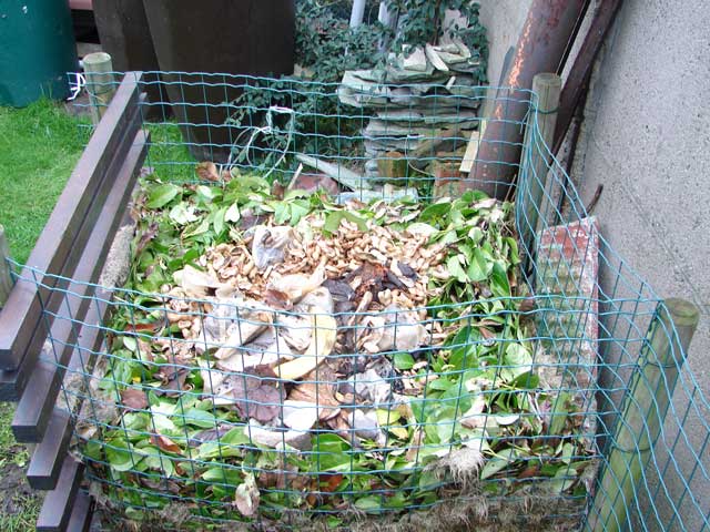 Compartiment avec déchets de l'année
Mots-clés: composteur